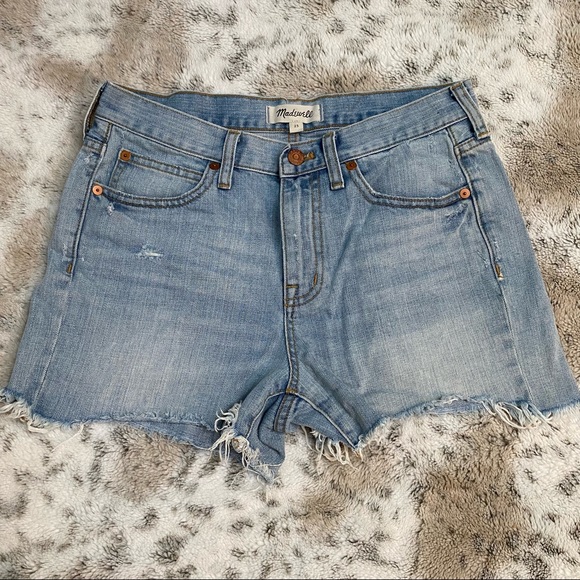 Madewell Cutoff Denim Shorts - Picture 1 of 5